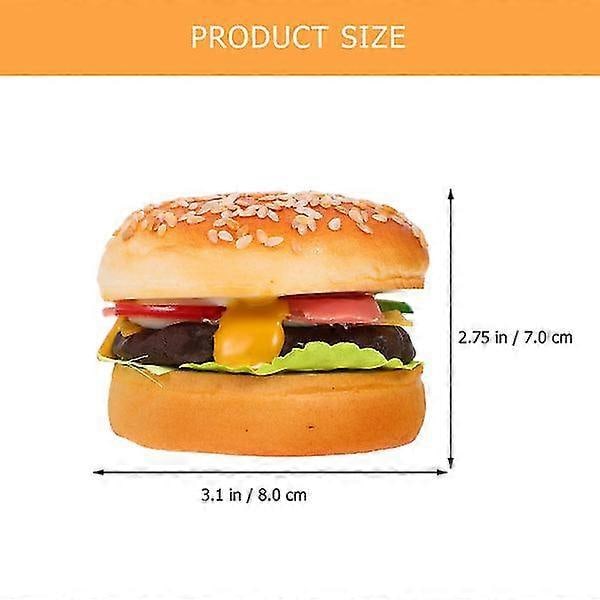 Kunstig Simulations Burger Model Falske Burger Dekorationer Bageri Fotografi Rekvisit