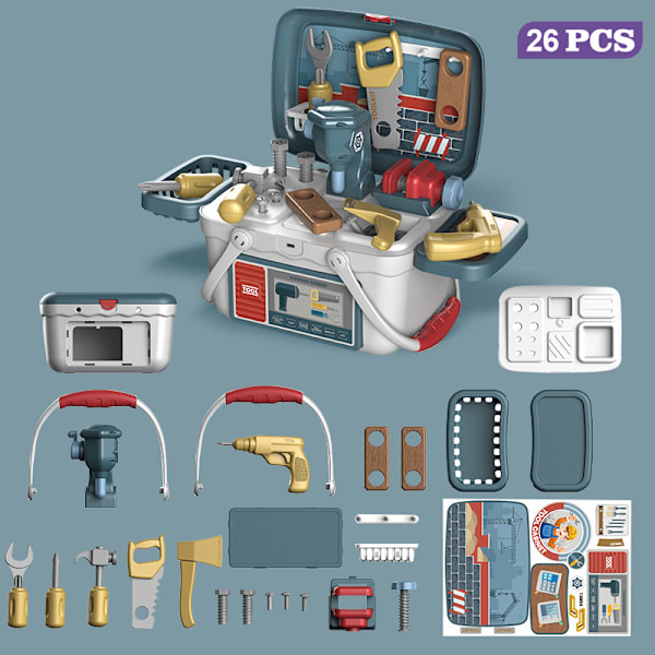 Lekhus pedagogisk set simuleringsleksak repair tool