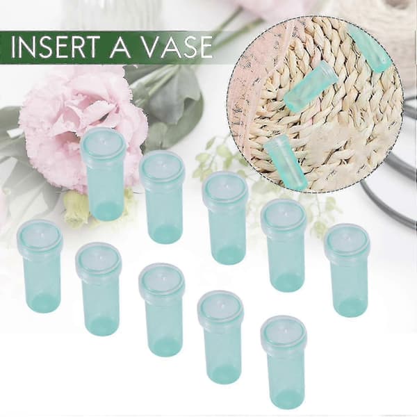 200 st Blomstervattenrör Plast Blomnäring Ampuller Arrangemang Bröllopsfest Event Gåvor 4cm