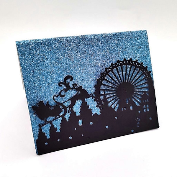 Jul Metal Skærestencils Scrapbog DIY Album Stempel Papirkort Form