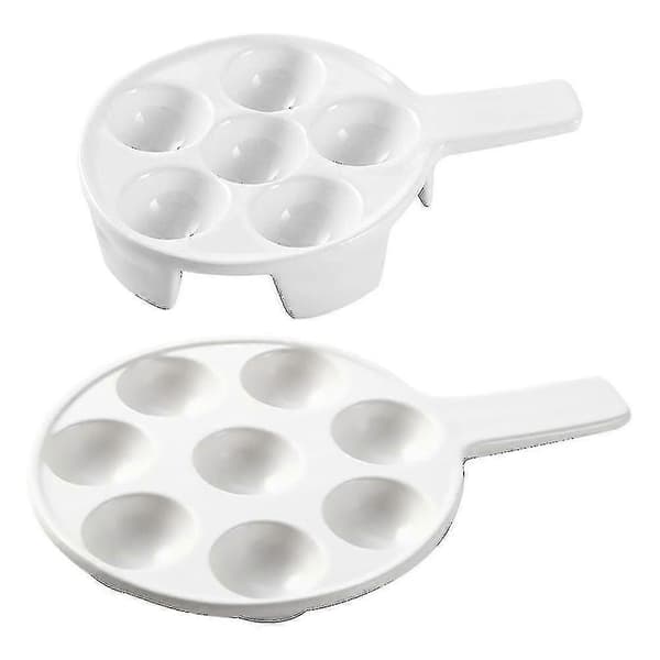2 stk. Runde Snegleskåler Bakeformer Stekeformer