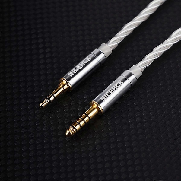 NICEHCK In Ear Monitor Udskiftningskabel 4N OFC+4N Sølvbelagt B