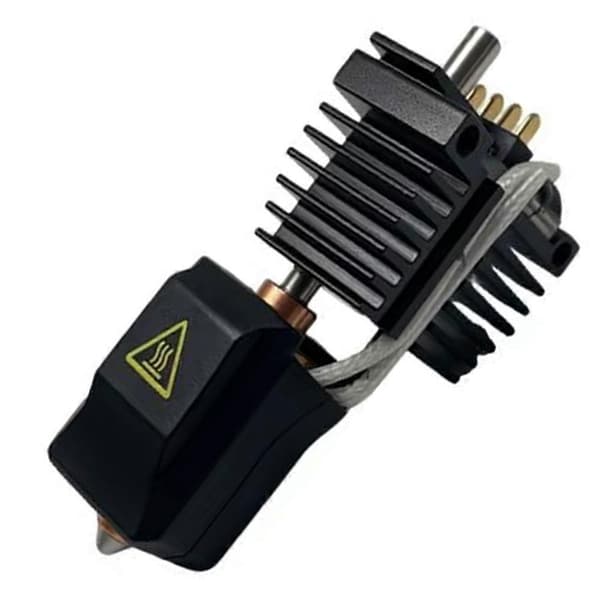 FLASHFORGE Creator 5, Creator 5 Pro -suuttimen C5 Hotend -karkaistu teräs 0,4 mm Creator 5 -ekstruuderin osat Black