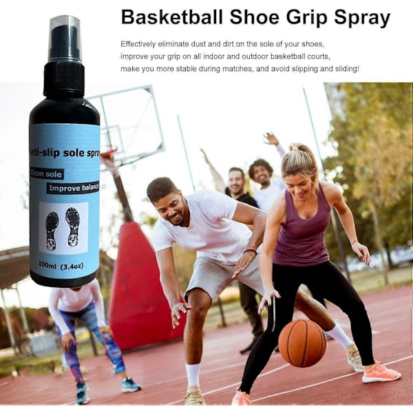 Skogreppsspray Basketbollskor, en spray för sulgrepp i basketbollskor, skotraktionsspray förbättrar sulan