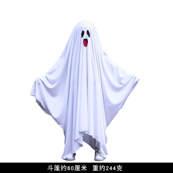 2023 nye Halloween barnekostymer maskerade barn voksen spøkelse kappe kappe klær kle opp style 3 S