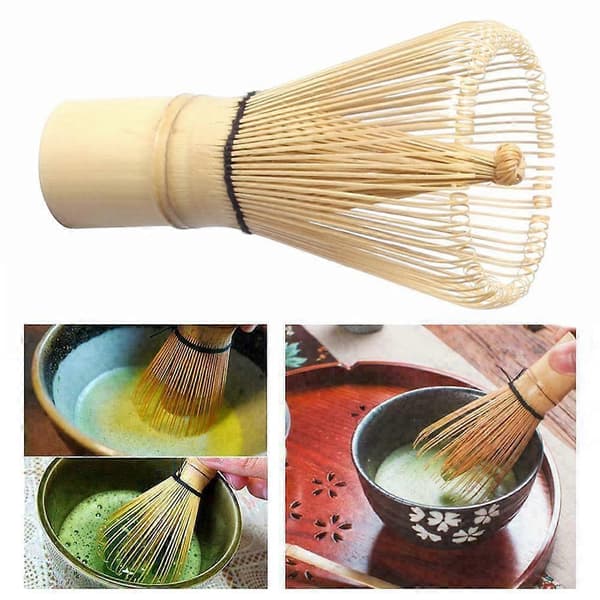 Visp Japansk Bambu Matcha Pulver Grön Kit Sås Borste Chasen