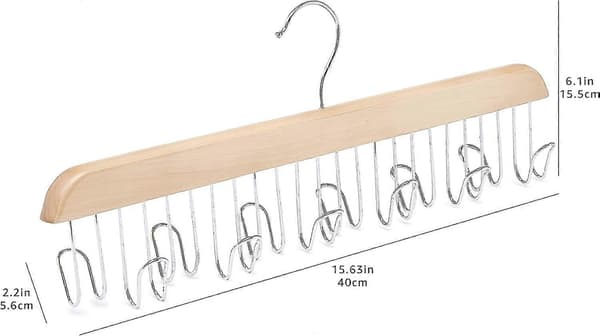 Basics Puinen Vyönripustin, Luonnonvärinen
