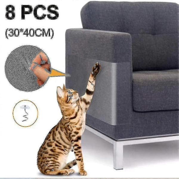 8 st Sofa Antiscratch Skydd Kattsoffa, Antiscratch Möbelskydd