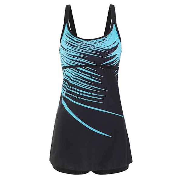 Tankini badedragter til kvinder, beskedne badedragter, todelt badedragt med mavekontrol XL