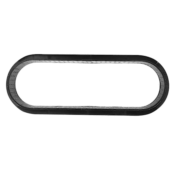 12 Stk. Ovale Tærteringe Varmebestandige Perforerede Kagemousseringe Non-stick Bageforme Tærte Mini C (haoyi