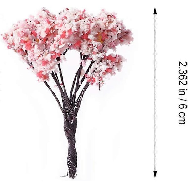 5 kpl Keinotekoinen Sakura Puu Elävä Kirsikkapuun Koriste Mini Kukkapuu Ruukkuun Koristeelliset Kukkavalinnat