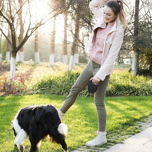 Uttrekkbare Slitesterke Hundebånd 5M Støtter Store Hunder Opp Til 45 kg Beste Hundetrening Gåtur Nylonbånd Kjæledyrprodukter