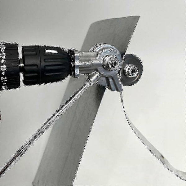 Elektrisk Drillplatekutter Dobbelthode Platemetall Nibbler Kutter Kompatibel Kutte Stål/Legering/Pla
