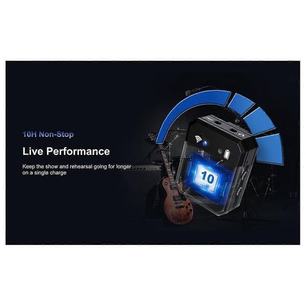 Ny A88T Trådløst Gitarsystem Elektrisk Gitar Pickup Audio
