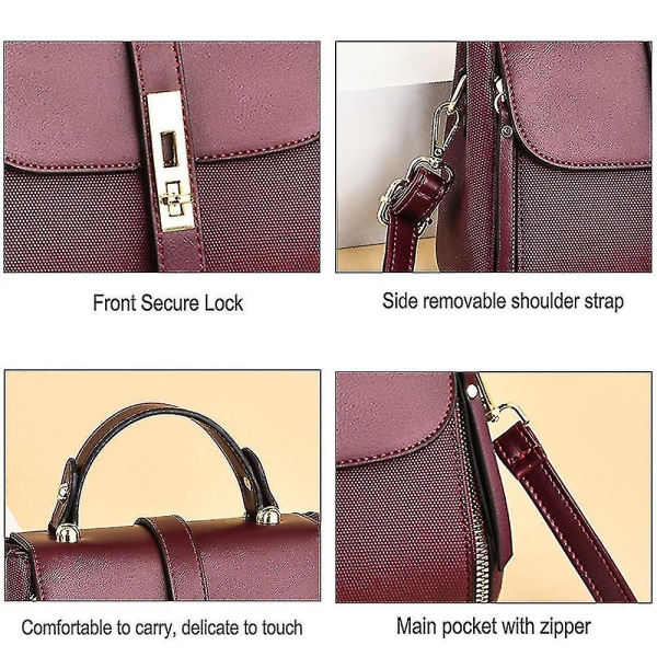 Nette Umhängetasche Umhängetasche für Frauen, Mädchen Messenger Bag Geldbörse Jujube