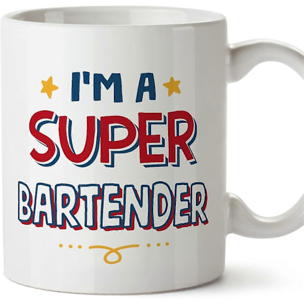 Bartender Kvinne Krus Jeg er Super Morsom Gave til Kolleger Keramisk 11oz Krus