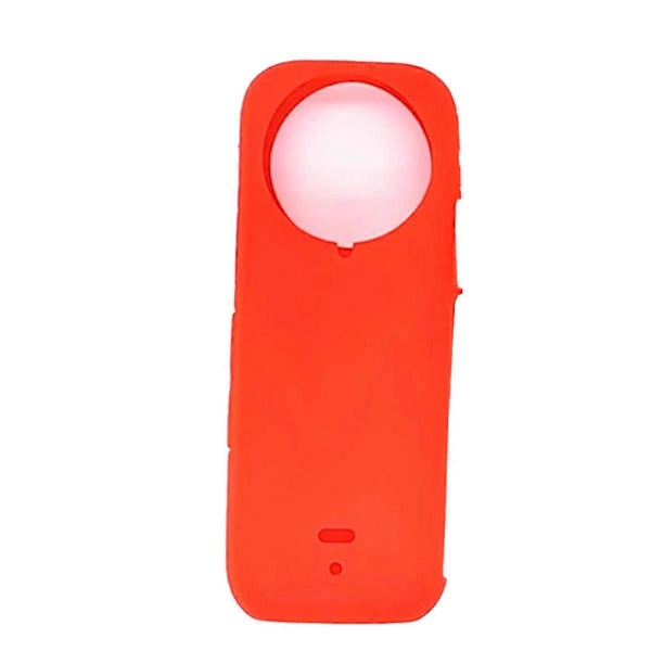 Silikonebeskyttelsesetui til Insta360 X4, Panoramakamera Rød