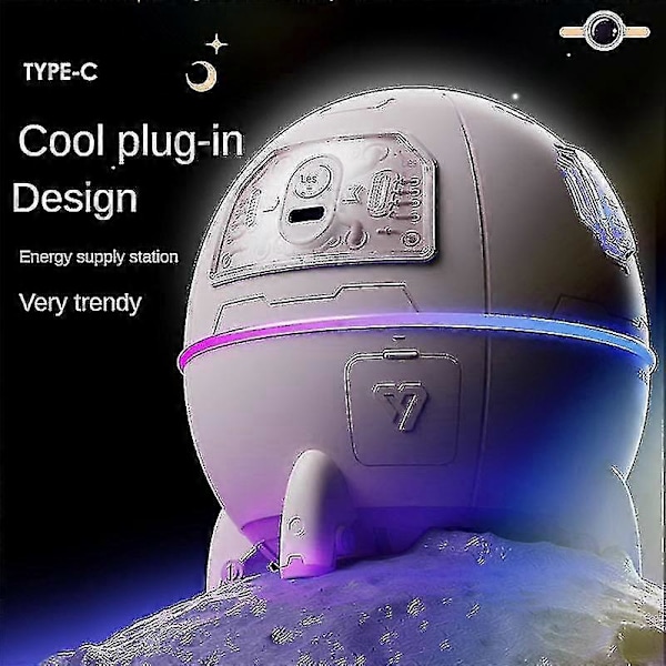 Astronaut Rumskib Aromaterapi Luftfugter Luftrenser Elektrisk Vand Duftspreder Humidificado