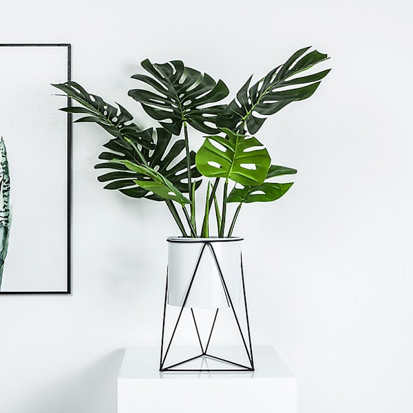Nordisk Stil Geometrisk Rund/Trekant Jern Succulent Plantning Blomsterpotte Kaktus
