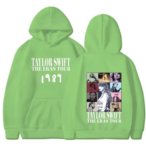 Tylor Ers r 0 Ccert r Crewc Taylor Swift 1989 hettegenser for menn og kvinner Light green L