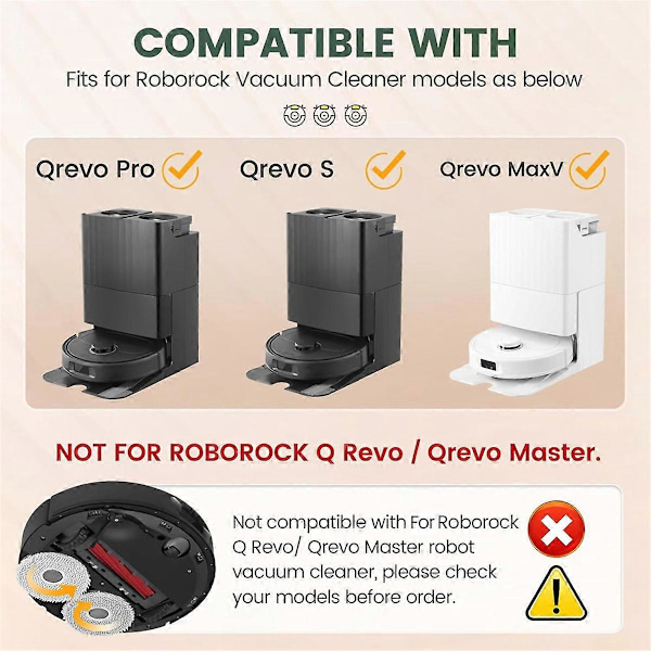 Tilbehør til Qrevo S/Qrevo Pro/Qrevo MaxV robotstøvsuger