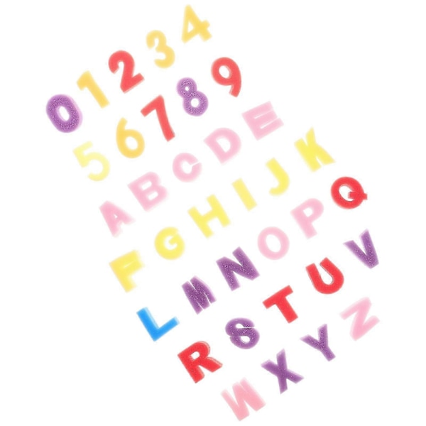 1 Set A-Z Kirjainten Sieni Leimasin Leimaustyökalu Graffiti Maalaus Sieni 0-9 Numeroleimaus (Kirjaimet + Numero)