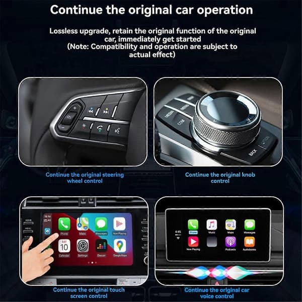 Trådlös CarPlay Android 11 Mini Box Trådlös Android Auto Ai Box Mini 2+16G WiFi CarPaly Smart Box