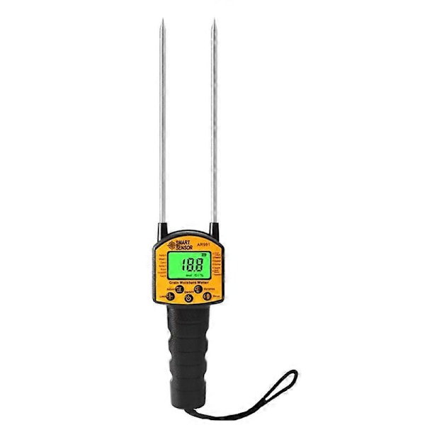AR991 Kornfugtmåler Digital Analysator Majs/Hvede Ris Bønne Fugttester Baggrundsbelyst LCD Disp