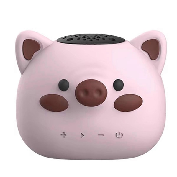 Mini taskukokoinen Bluetooth-kaiutin, söpö sarjakuvapossu, langaton soundbar-kaiutin, IP65 vedenkestävä stereo