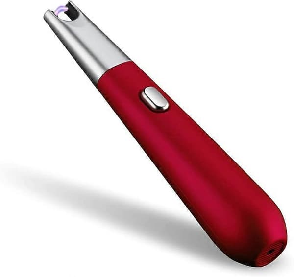 Rød Elektrisk Bue Lighter Flammeløs Vindtæt Plasma Lighter
