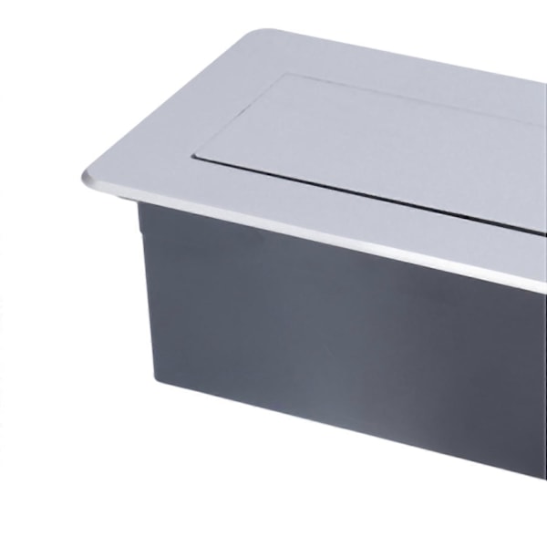 Dobbel USB Gulv Elektrisk Uttak Pop-Up Innebygd Monterings Strømkontakt Standard med Type‑C