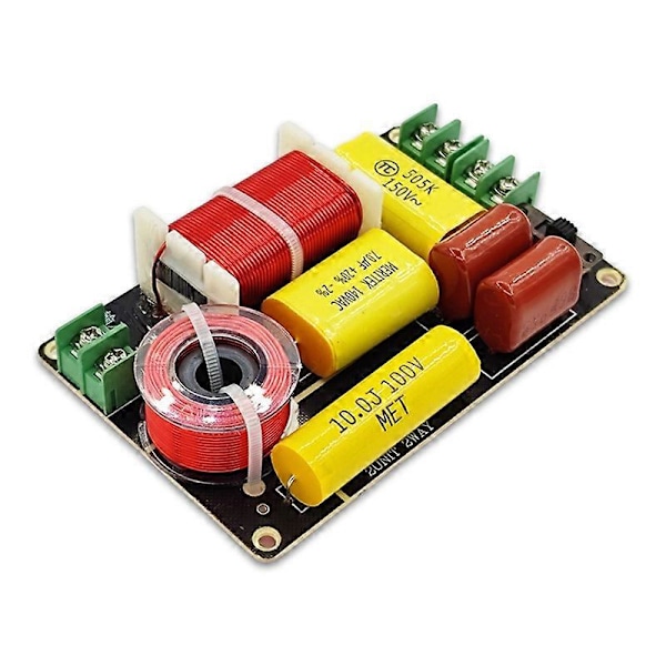 2 st -250 250W 2-vägs frekvensdelare diskanthögtalare bas crossover filter DIY högtalarfilterkrets hem