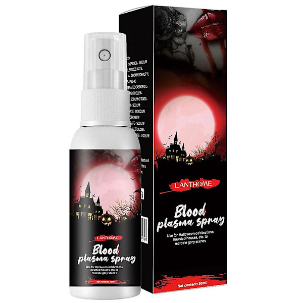 Halloween Fake Blood Halloween Pestävä Bloody Fake Blood asuun Halloween Vampire Makeup Fake Blood Spray Cosplaylle Korkealaatuinen