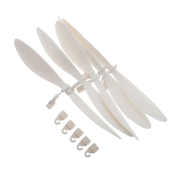 5 stk. højtydende fjernstyrede flypropelblade til model fly RC flydele og tilbehør til RC flyentusiaster