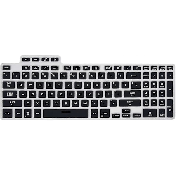 Tastaturdækning til 2022 Asus Tuf Gaming F15 Fx507zm Fx507zm-es74 / A15 2022 / Tuf Dash 15 Fx517zm Fx517zm-as73, Asus Tuf Gaming F17 Fx707 / A17 Fa707
