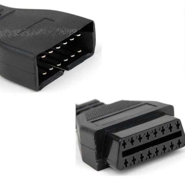 12-nastainen OBD1 - OBD2 16-nastainen sovitinkaapeli