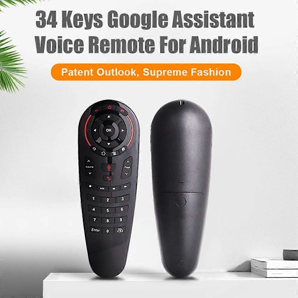 Professionel G30S Fjernbetjening til Android TV Boks, IR, Læring, 2.4G