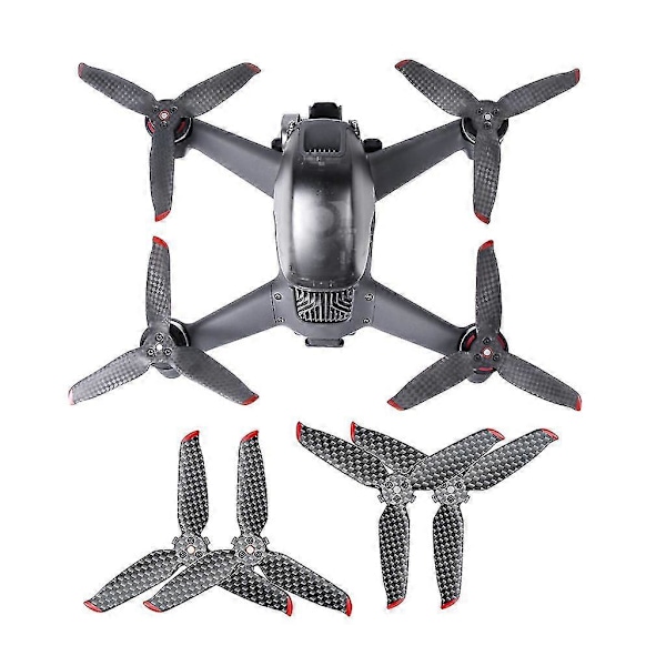 Kulfiber Propel Lav Støj Hurtigudløser Blade Til-d-ji Fpv Combo Drone