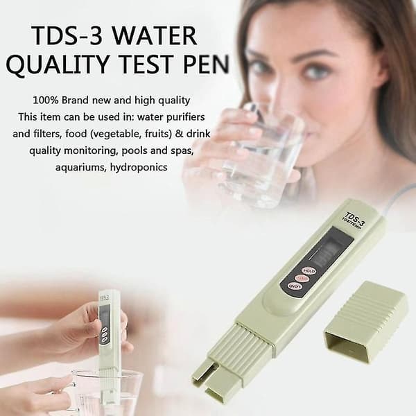 Tds-3 Tds Penn Bærbar Digital Tds Måler Filter Måling Vannkvalitet Renhetstester Tds Måler