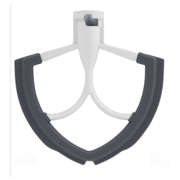 Flex Edge Visp för 6 QT Skållyft Köksmaskin, Platt Visp med Flexibla Silikonkanter Bo