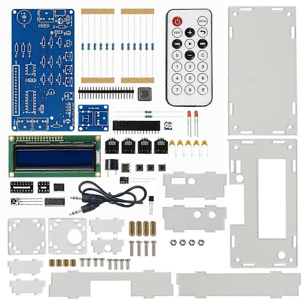 DC 5V Morse Code Infrarød Dekoder Elektronisk DIY Kit Videnskab Eksperiment Sjovt Kredsløbskort med Skal