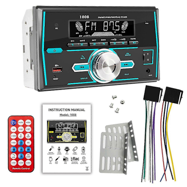 2 Din Autoradiot Autostereo Bluetooth Mp3-soitin Autoihin