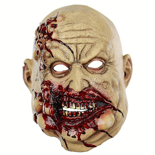 Skræmmende Bloody Butcher Latex Hovedbeklædning Halloween Haunted House Party Prank Spoof Zombie Cosplay Mask