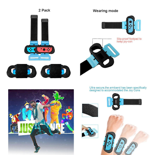 1 SET Switch Sporttillbehör för Nintendo Switch & OLED-spel Golf Super Rush