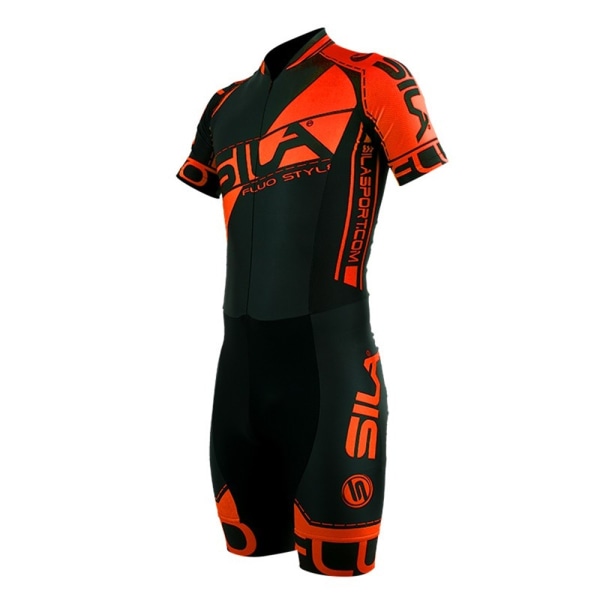 SILA Sport Cykeltröja Herr Triathlon Kläder Skinsuit Ropa Ciclismo Cykel Utomhuscykling Jumpsuit Herr Skridskodräkt 19 S