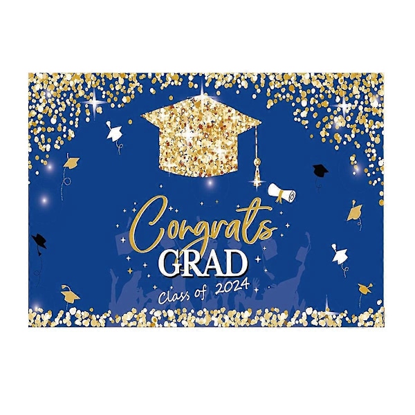 Kull 2024 Graduation Graduates Fotografering Stoff Avskjedsfest