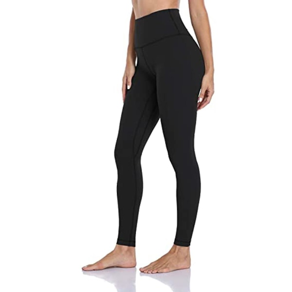 Tflycq Womens Stretch Yoga Leggings Fitness Løpe Gym Sport Full Lengde Active Pants Black M