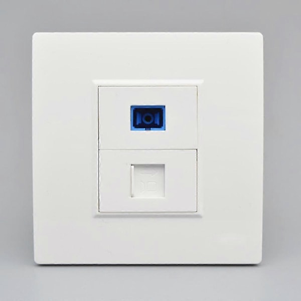SC Fiberoptisk Grensesnitt, Vegguttak, RJ45 Nettverkskontaktpanel, Connecto1-type