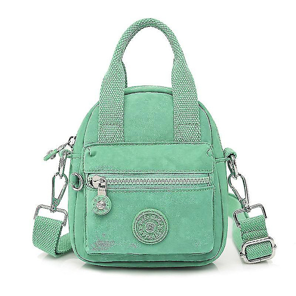 Kvinder S Tasker Punge Vasket Nylon Taske Casual Skulder Håndtaske Green chinese onion s