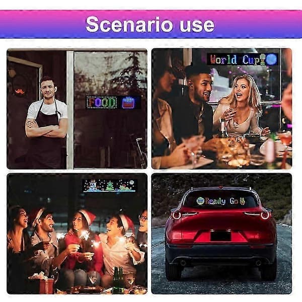 LED Matrix Pixel Panel Bluetooth APP USB 5V Flexibel Adresserbar RGB Graffiti Boris
